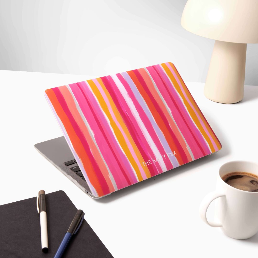 Gelato Stripe MacBook Case