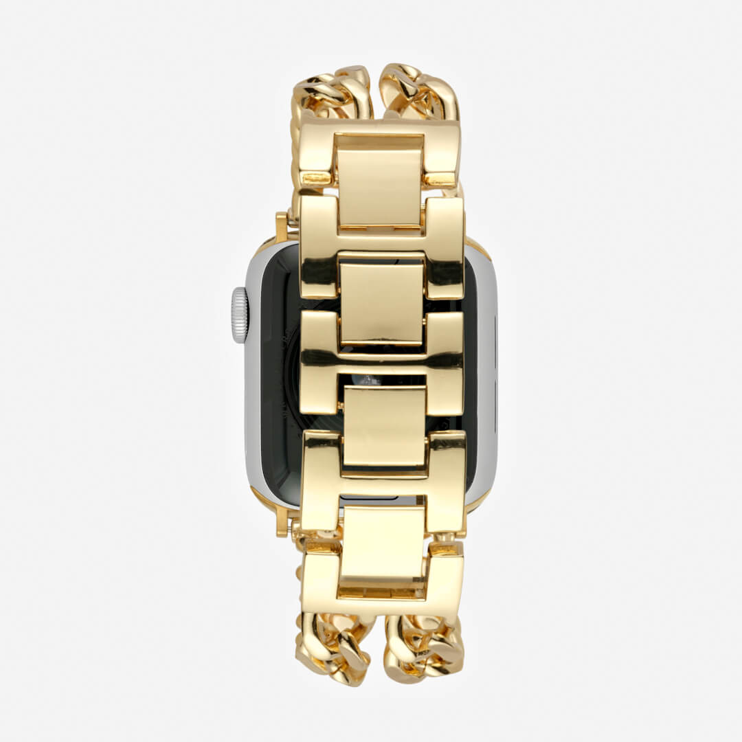 42mm full stainless steel watch with black finish and gold details – Gemini  Official