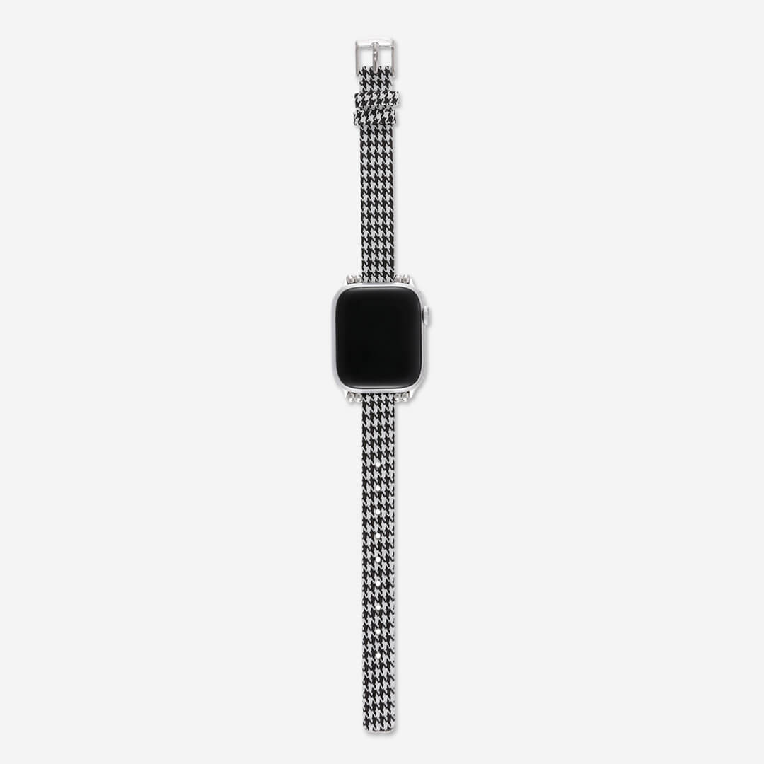 Helsinki Canvas Apple Watch Band - Houndstooth