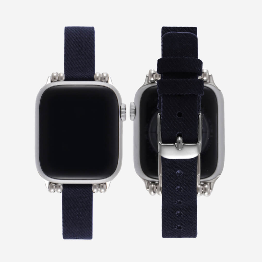 Helsinki Canvas Apple Watch Band - Navy