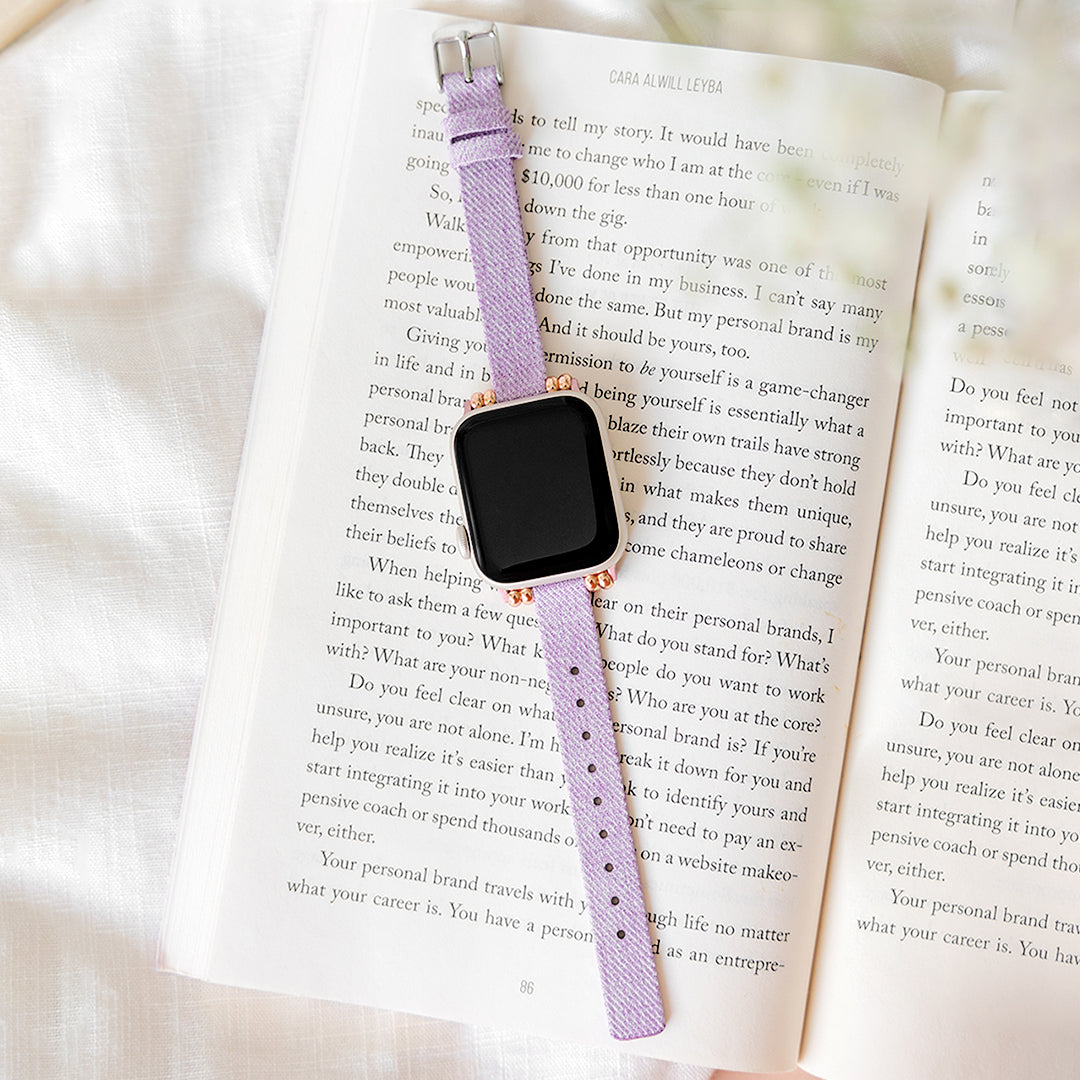 Helsinki Canvas Apple Watch Band - Orchid