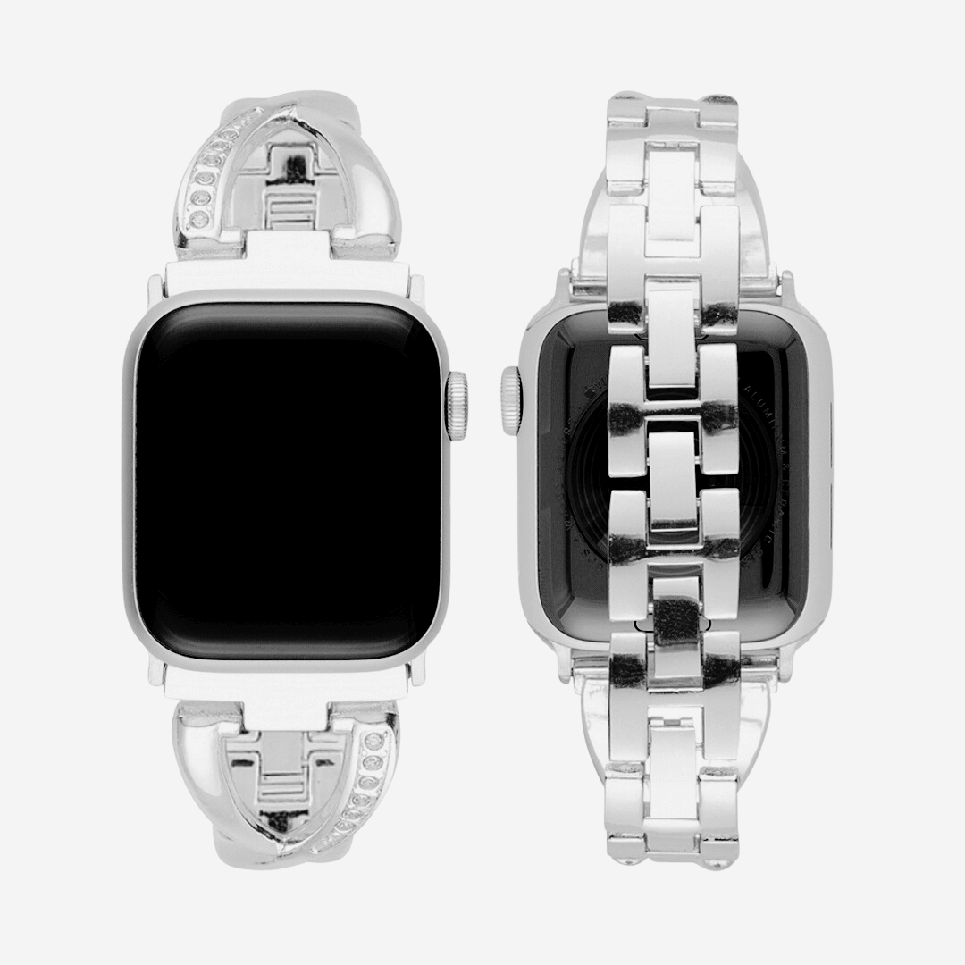 Kate spade silver best sale apple watch band