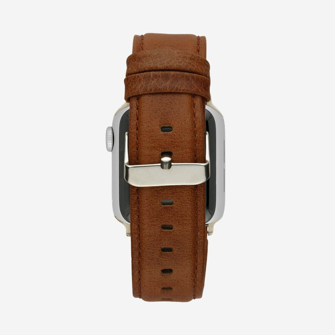 Italian Calf Leather Apple Watch Band - Sand