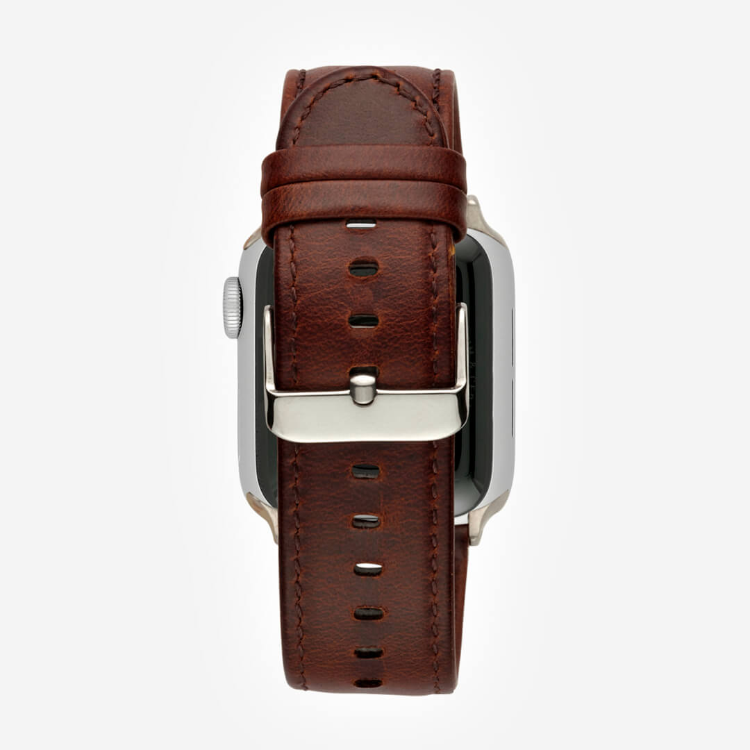 Italian Calf Leather Apple Watch Band - Java