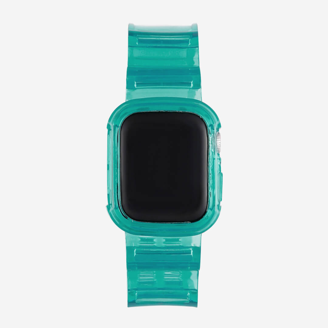 Jelly Two-In-One Apple Watch Band - Aqua