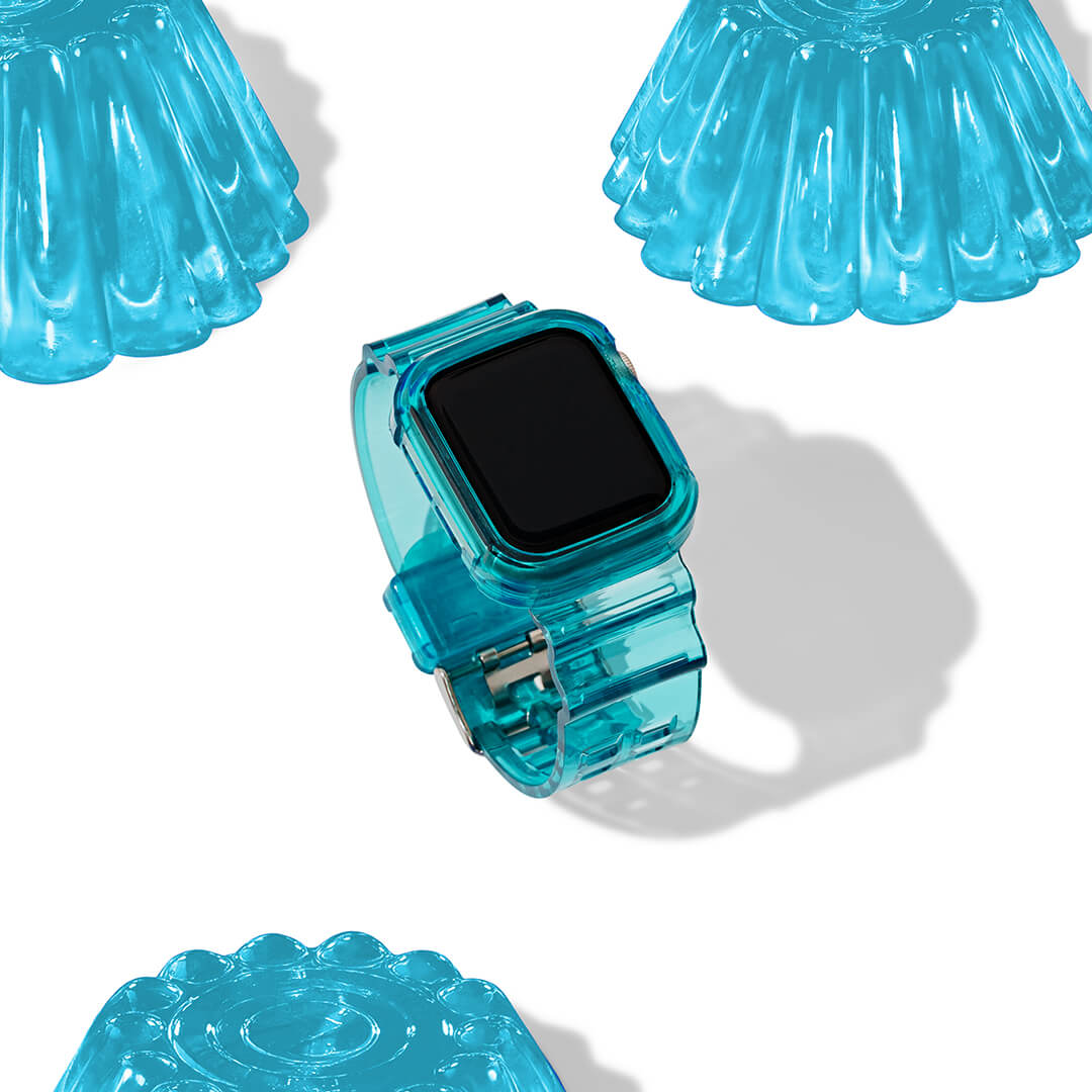 Jelly Two-In-One Apple Watch Band - Aqua