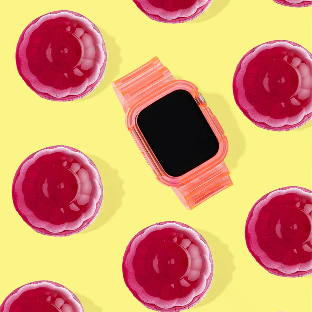 Jelly Two-In-One Apple Watch Band - Strawberry