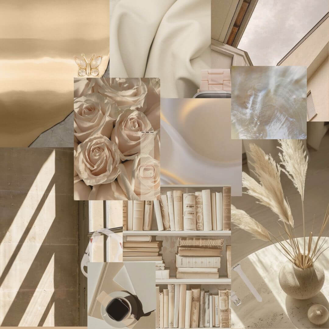 Light Neutral Advent Calendar Mood Board 