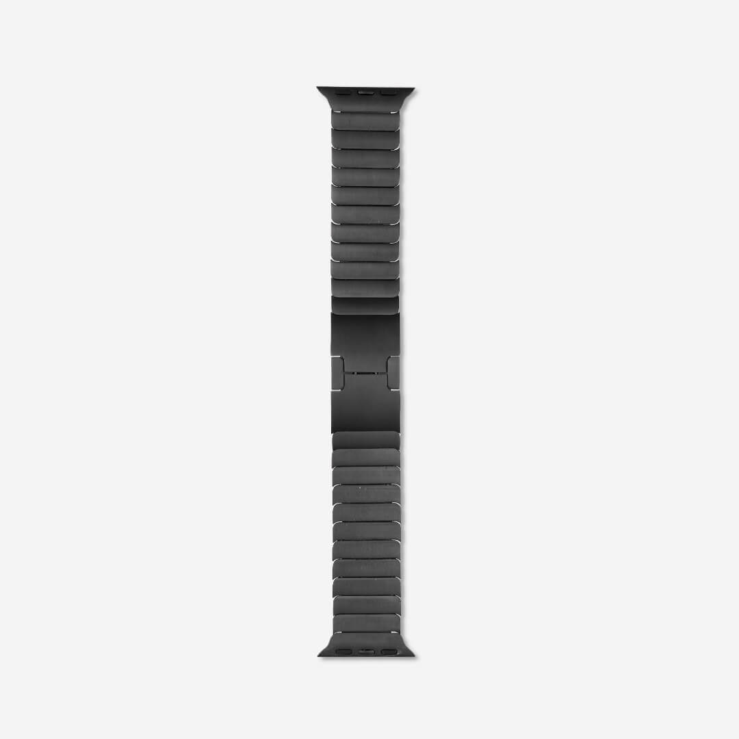 Link Bracelet Apple Watch Band Black The Salty Fox