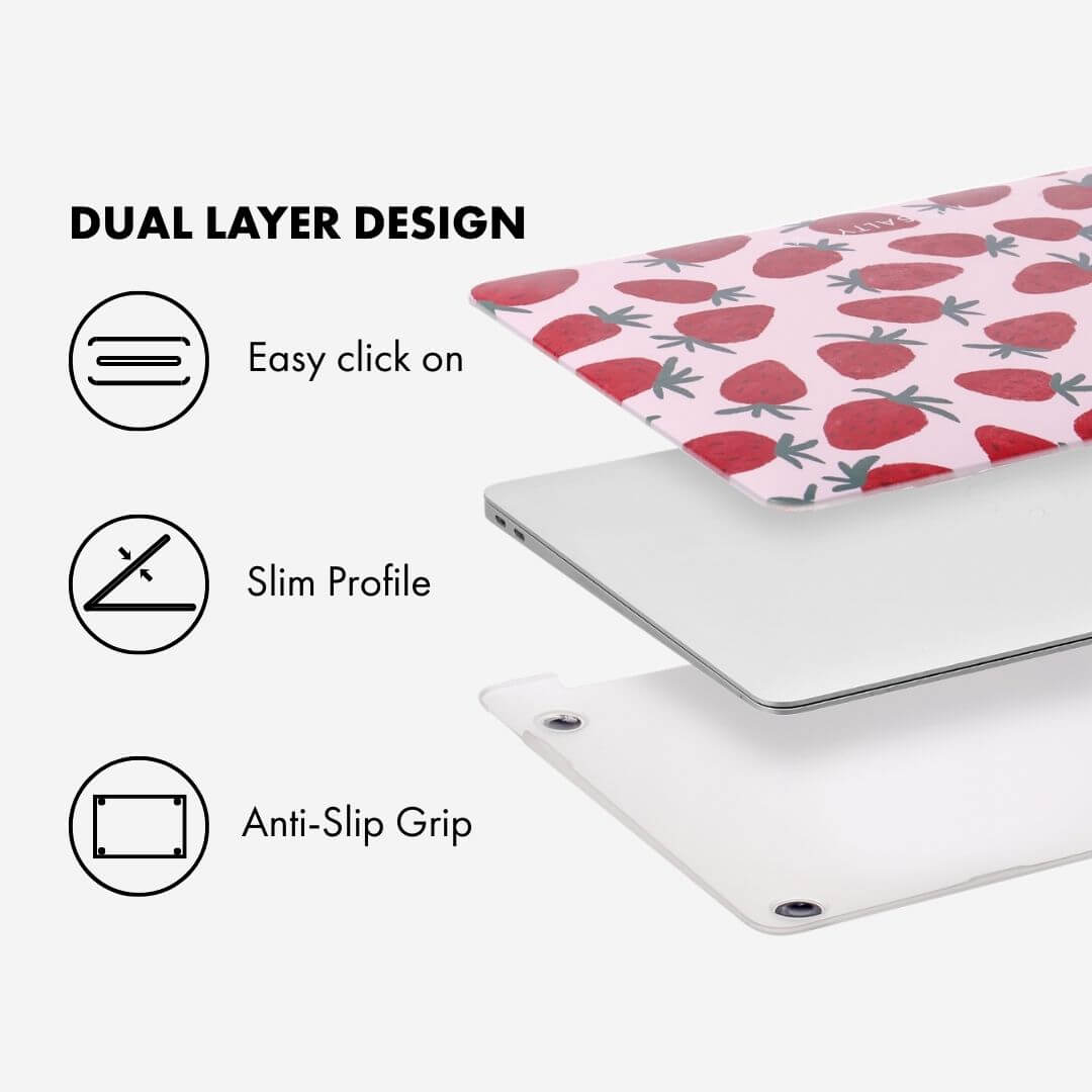 Strawberry Kisses Macbook Case 