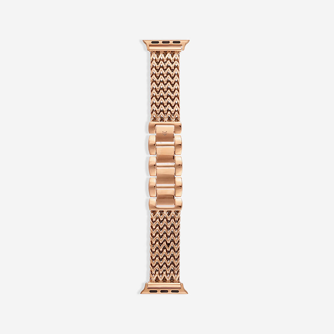 Madrid Bracelet Apple Watch Band - 18K Rose Gold Plated