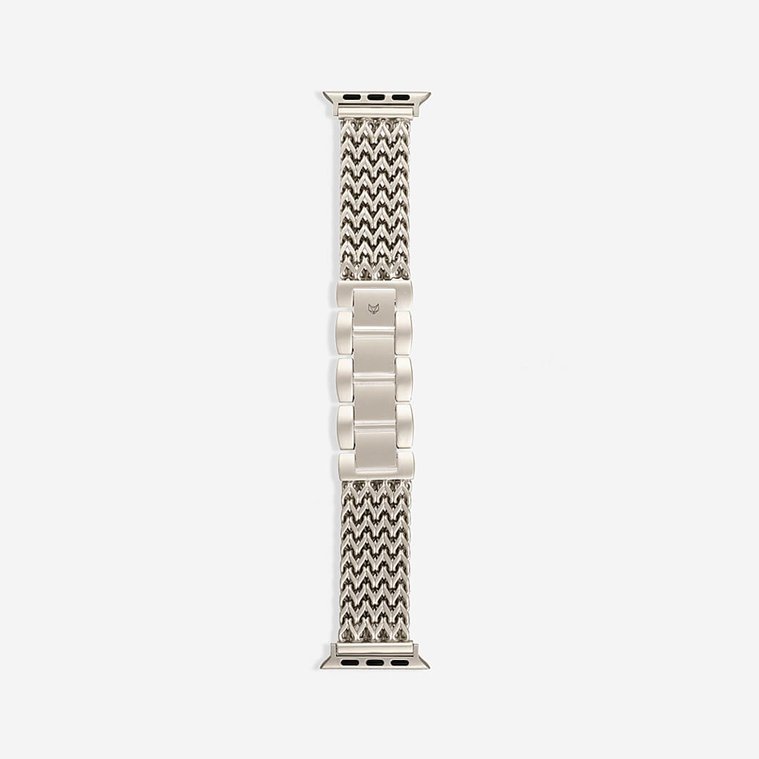 Palermo Bracelet Apple Watch Band - Silver - The Salty Fox