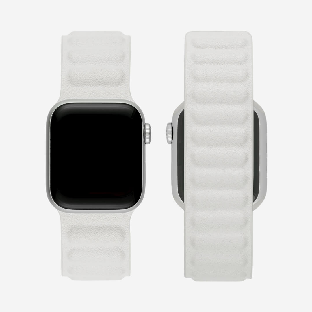 Magnetic Link Apple Watch Band - Chalk