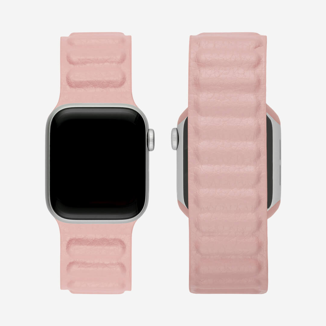 Magnetic Link Apple Watch Band - Pink - The Salty Fox