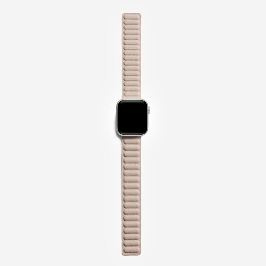 Magnetic Link Apple Watch Band - Clay