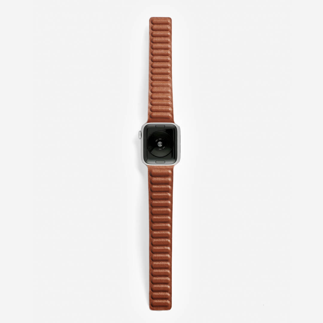 Magnetic Link Apple Watch Band - Clay