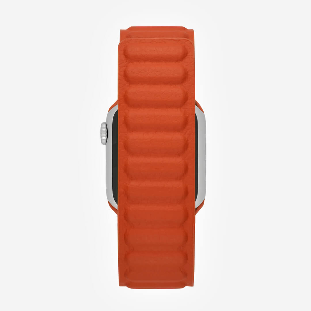 Magnetic Link Apple Watch Band - Papaya