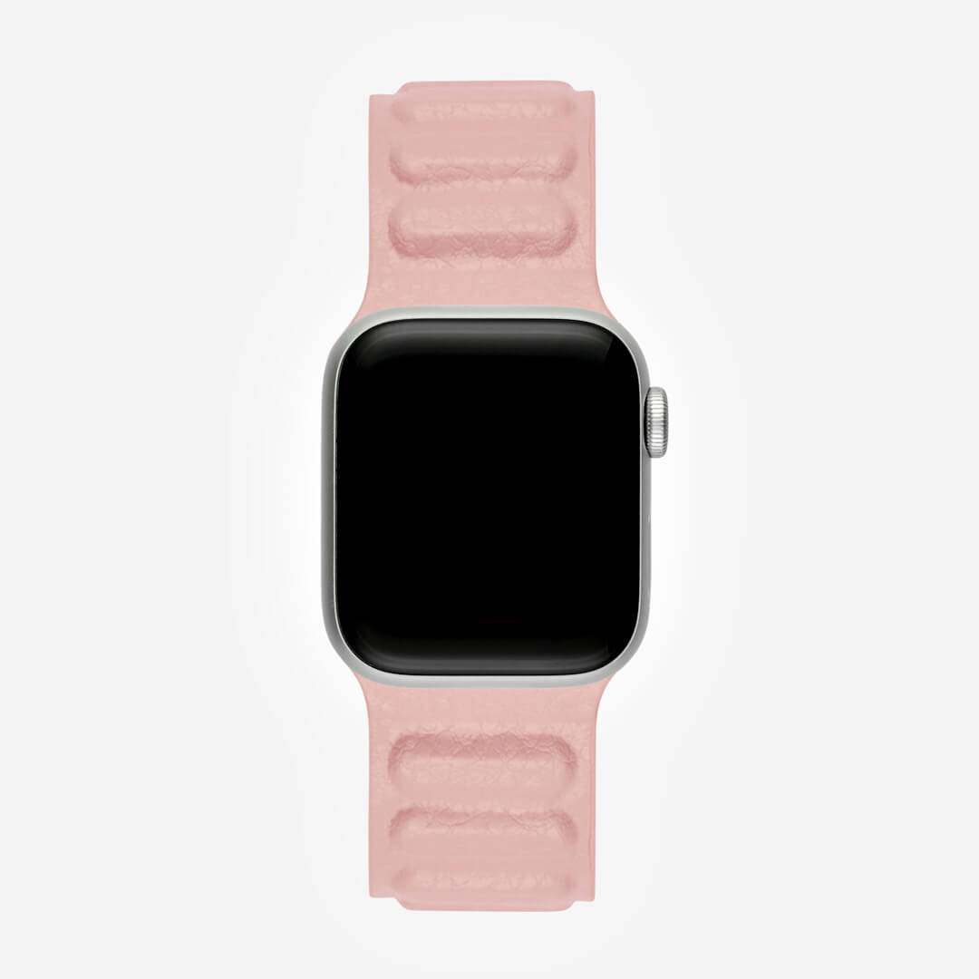 Magnetic Link Apple Watch Band - Pink - The Salty Fox