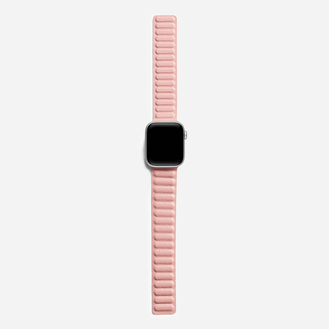 Magnetic Link Apple Watch Band - Pink - The Salty Fox