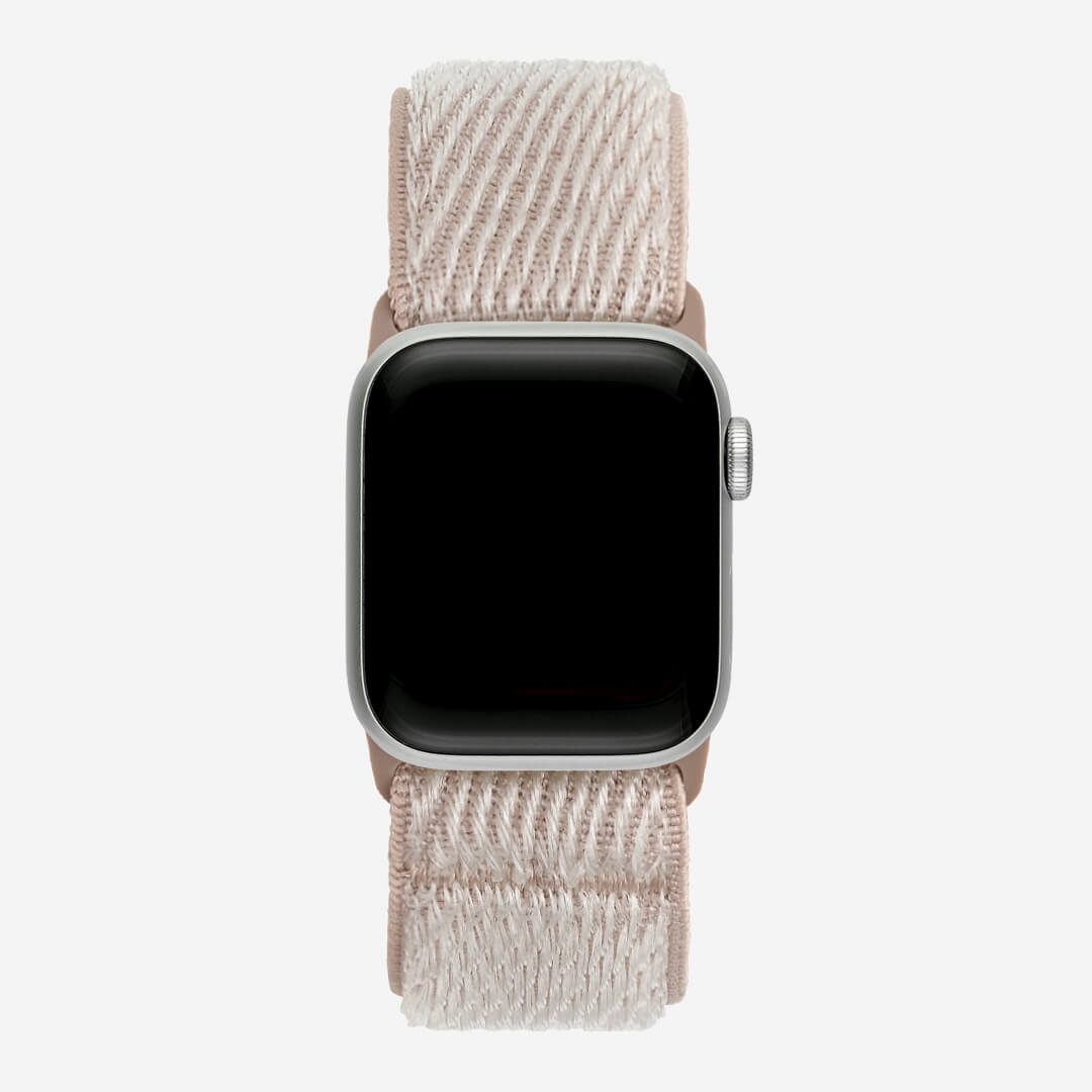 Malibu Nylon Loop Apple Watch Band - Cloud Pink