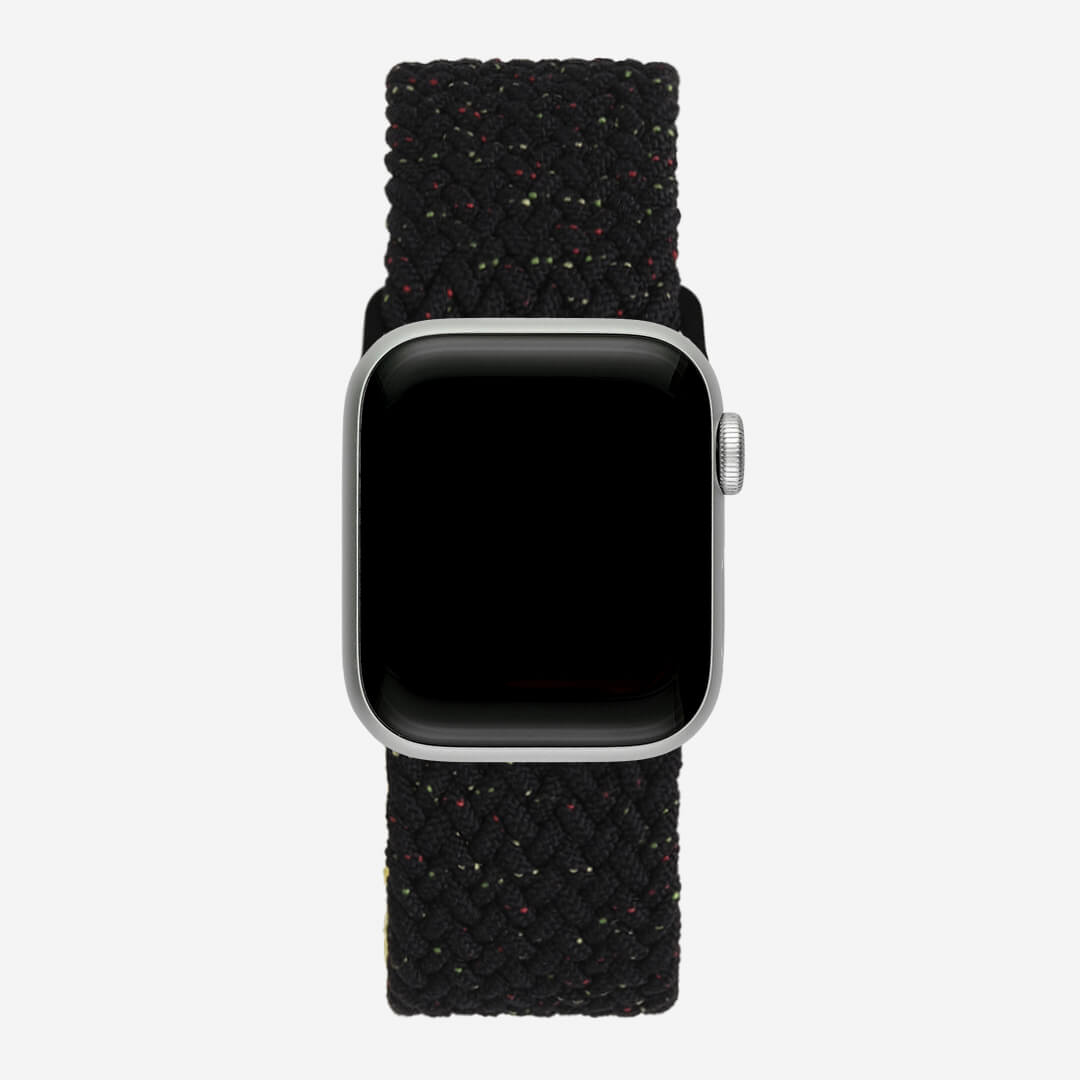 Maui Braided Loop Apple Watch Band - Black Unity