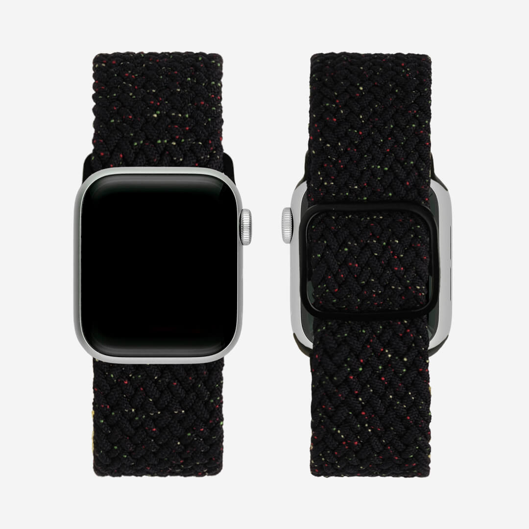 Maui Braided Loop Apple Watch Band - Black Unity