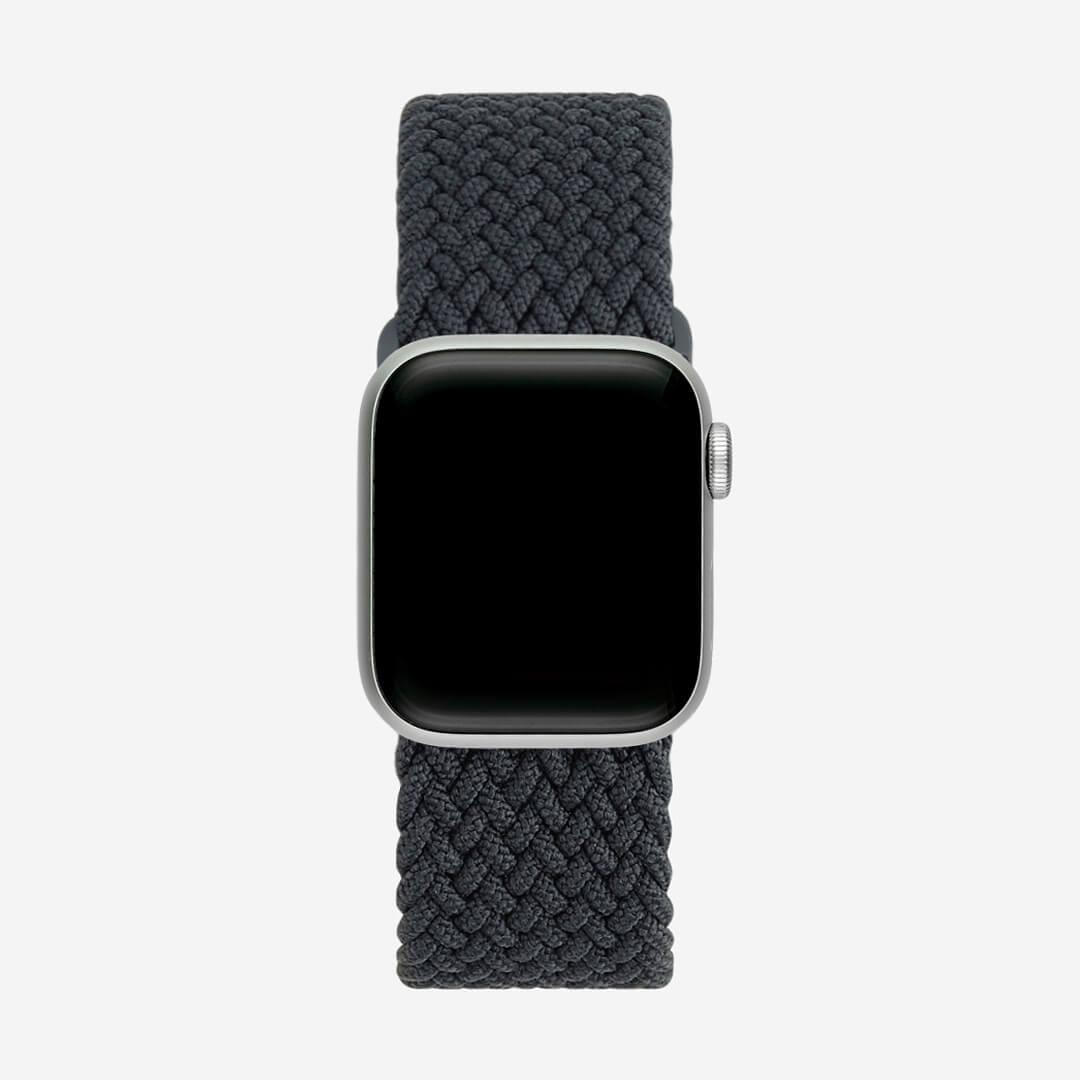 Maui Braided Loop Apple Watch Band - Charcoal