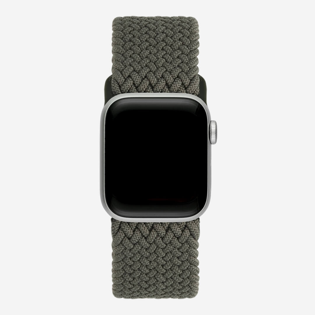 Maui Braided Loop Apple Watch Band - Inverness Green