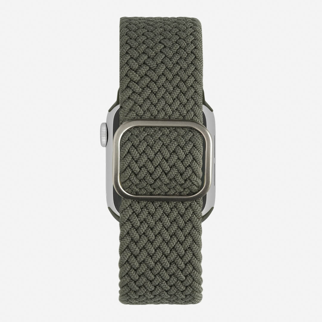 Maui Braided Loop Apple Watch Band - Inverness Green