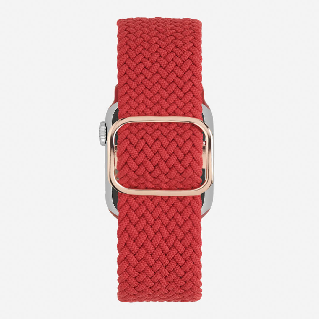 Maui Braided Loop Apple Watch Band - Red