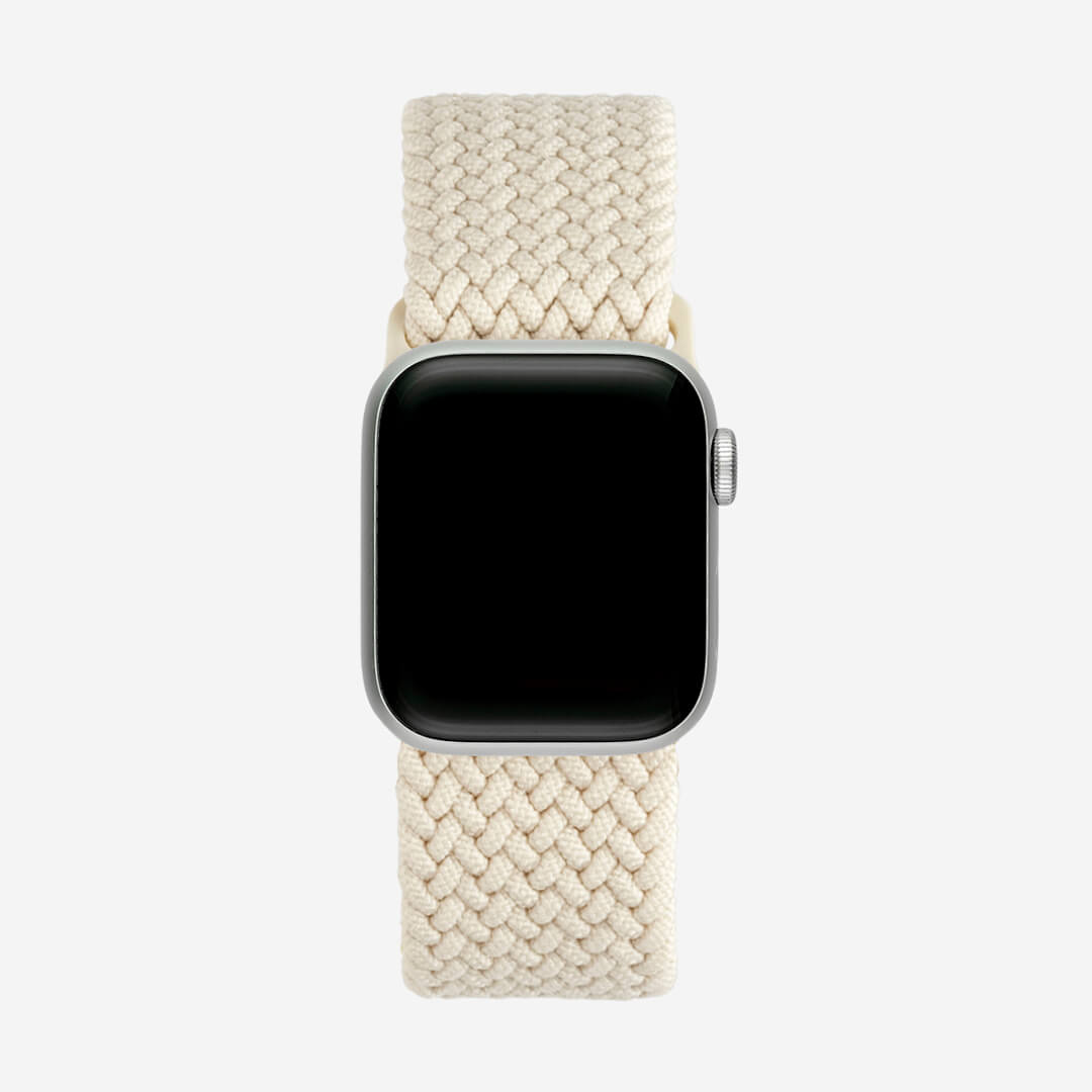 Maui Braided Loop Apple Watch Band - Starlight / Rose Gold