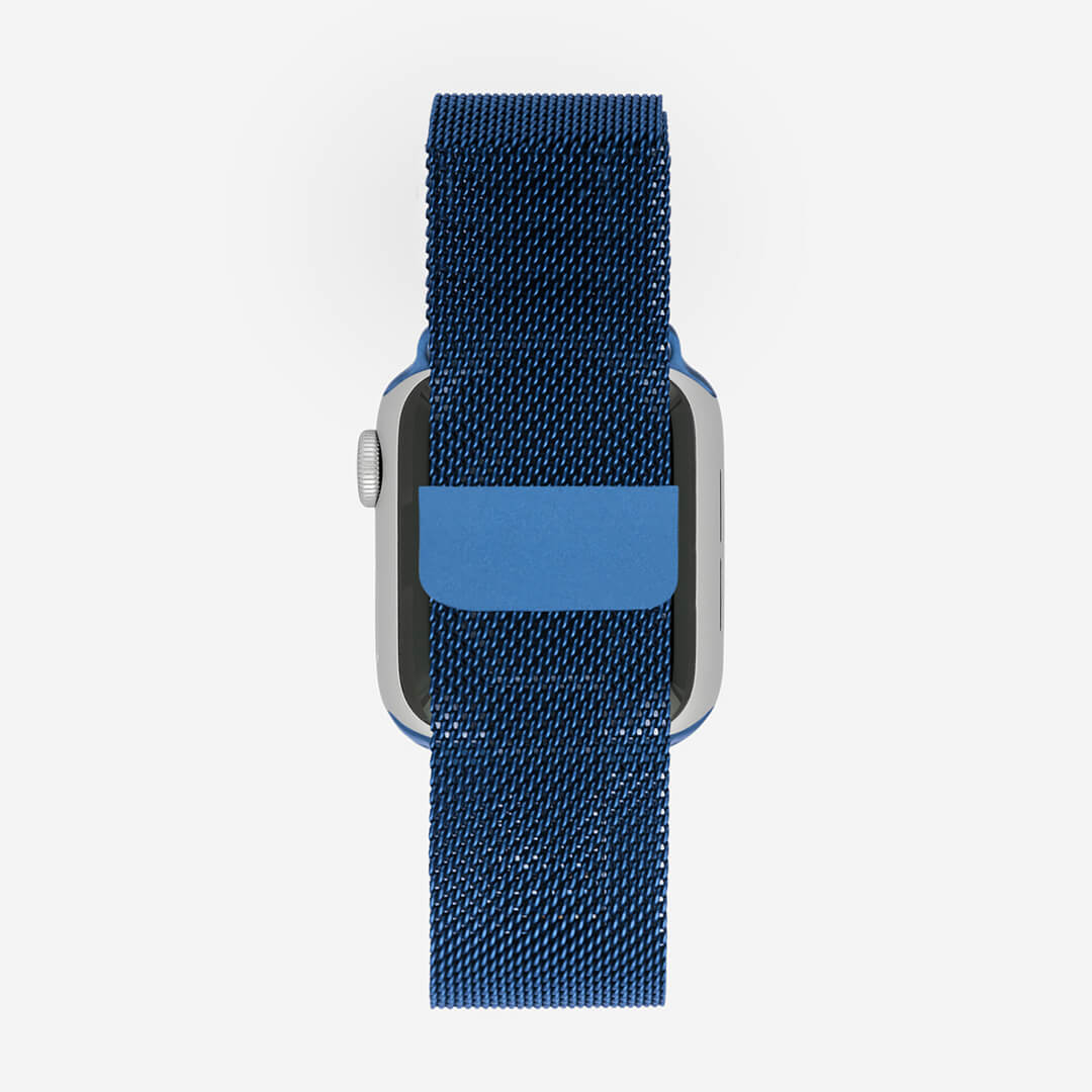 Milanese Loop Apple Watch Band - Blue