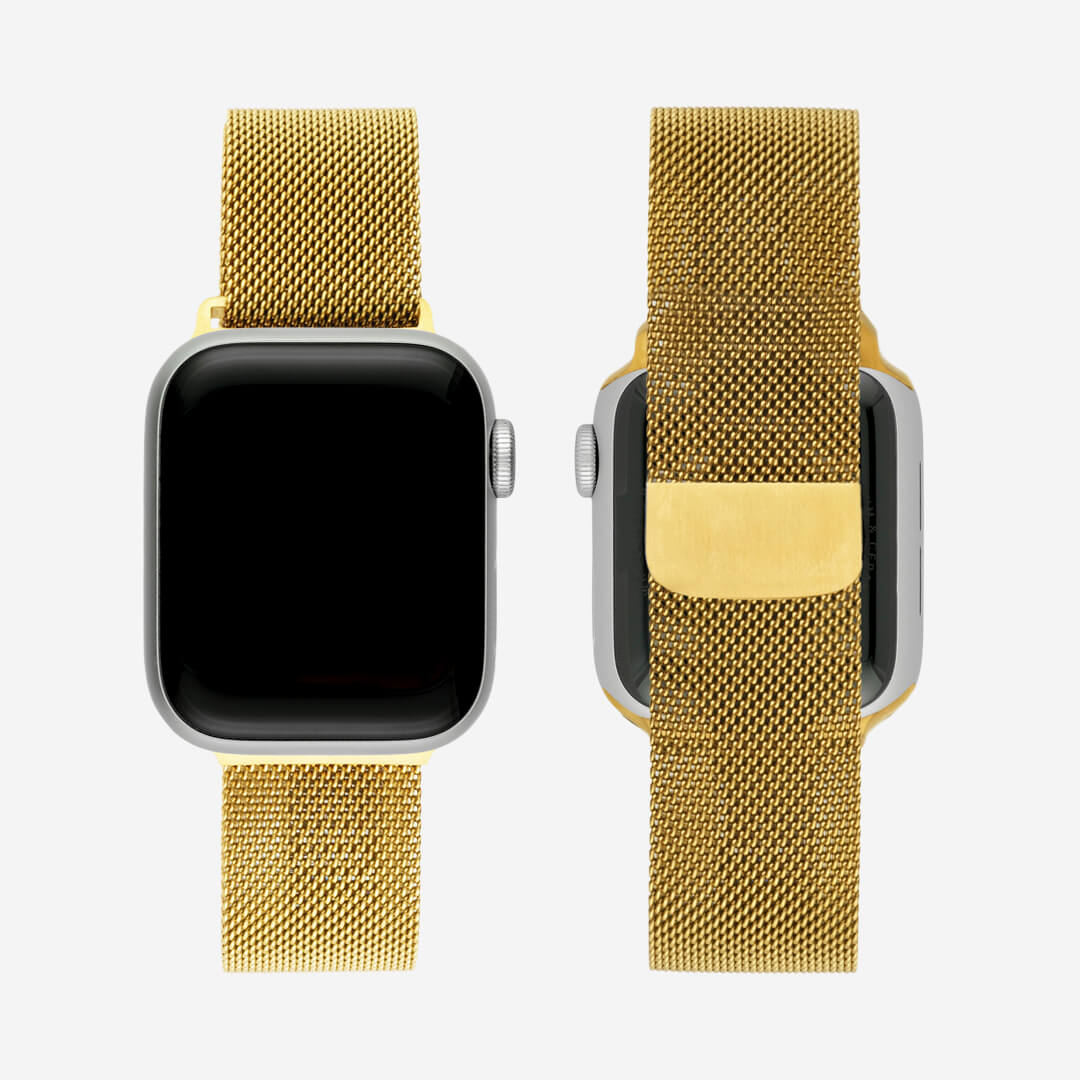 Milanese Loop Apple Watch Band - Gold