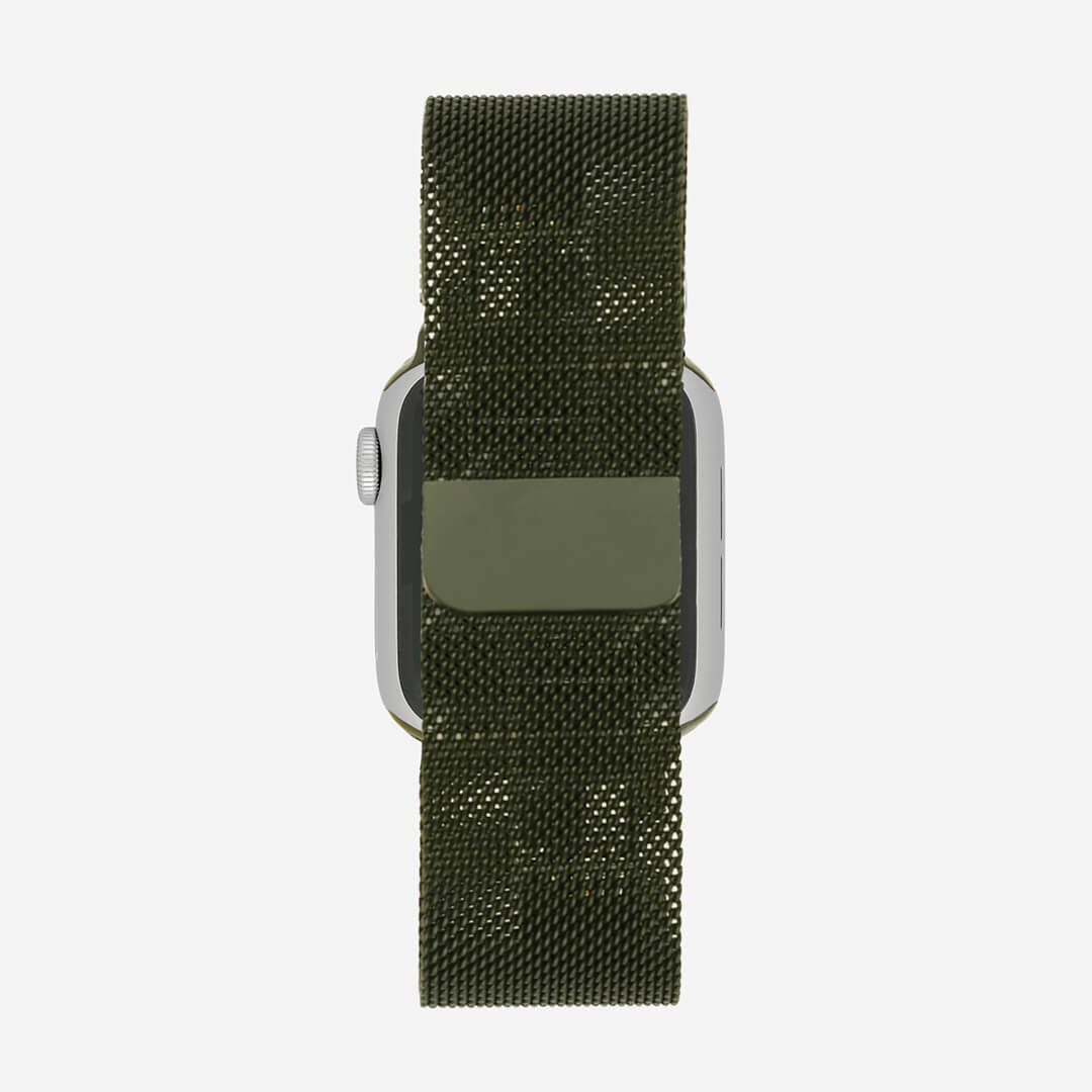Milanese Loop Apple Watch Band - Green