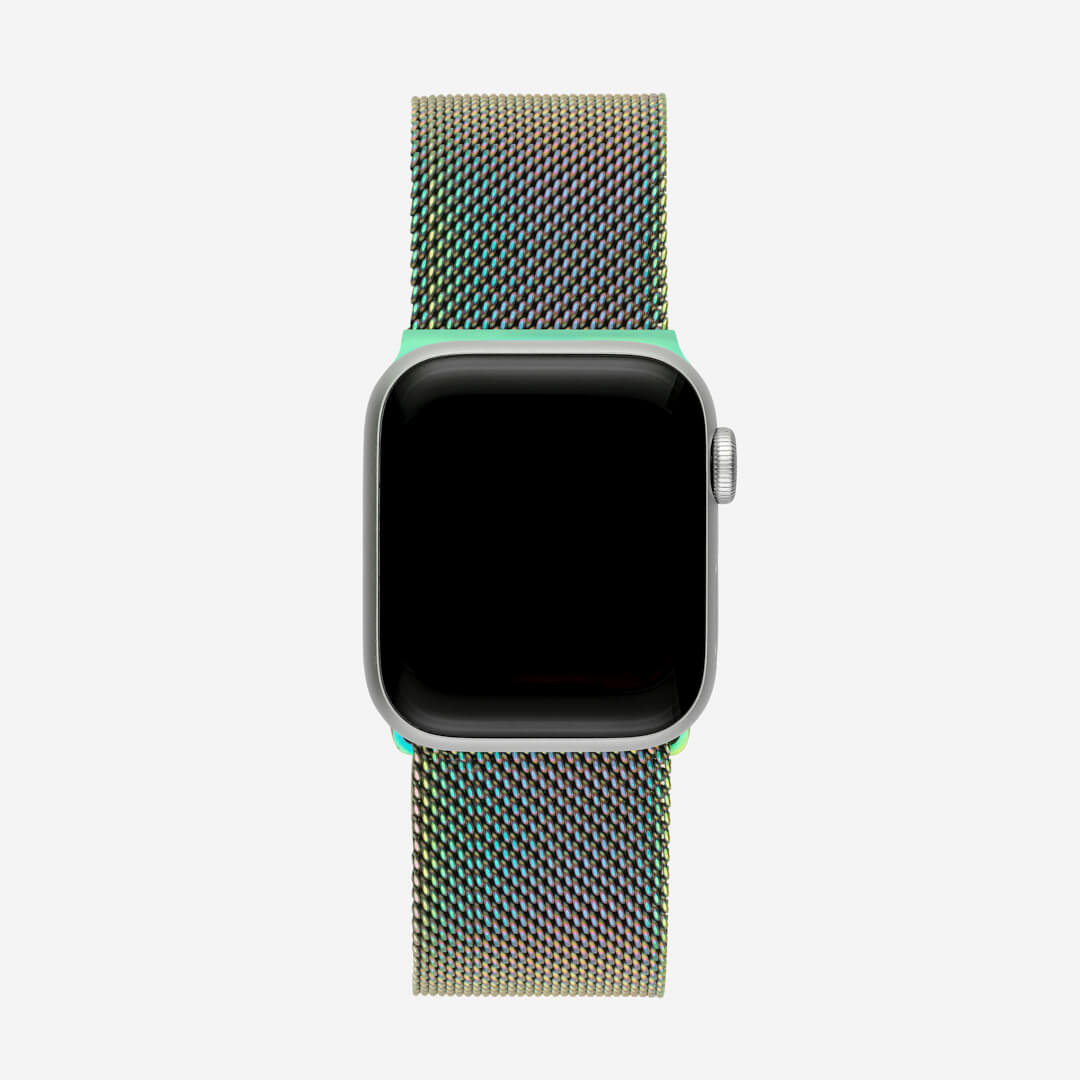 Milanese Loop Apple Watch Band - Pearlescent