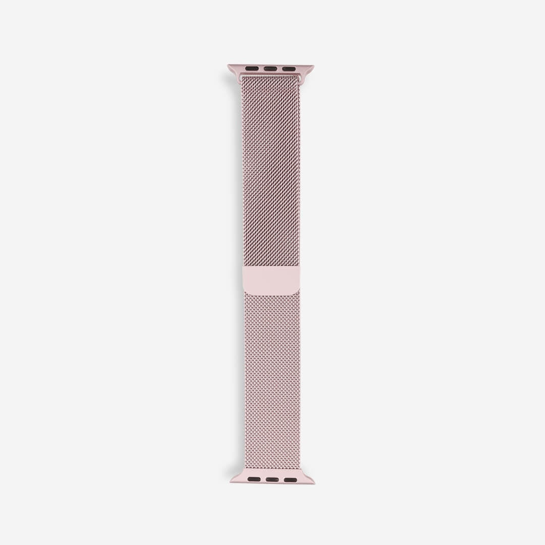 Milanese Loop Apple Watch Band - Pink