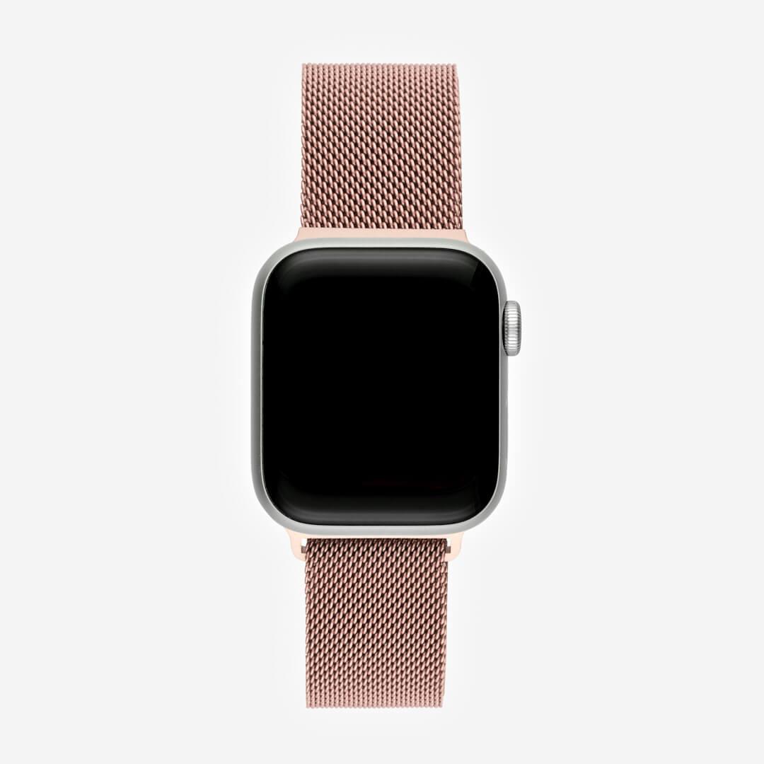 Milanese Loop Apple Watch Band - Rose Gold