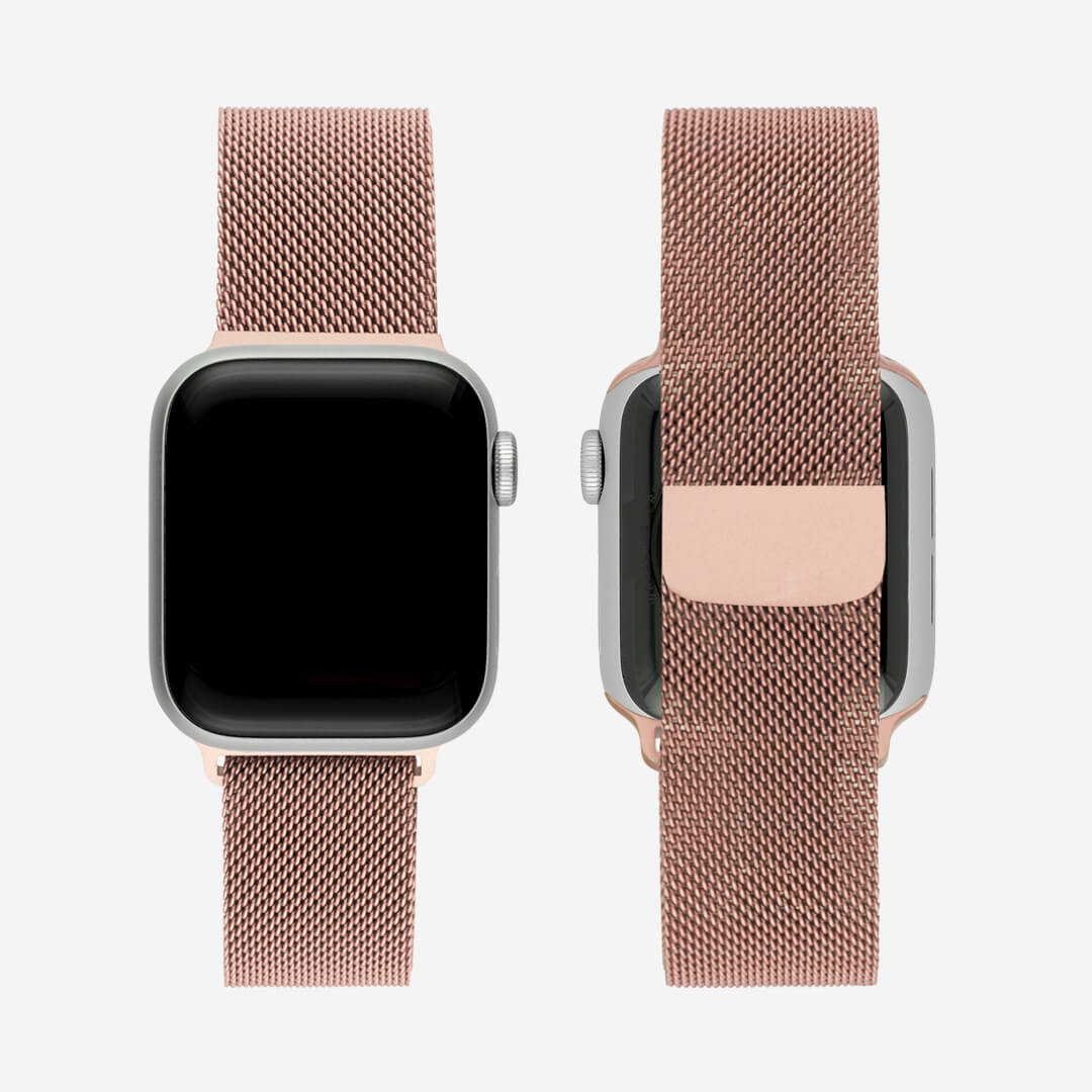 Monaco Bracelet Apple Watch Band - Vintage Rose Gold - The Salty Fox