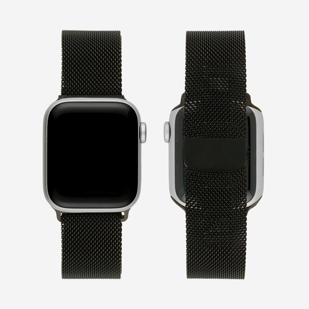 Milanese Loop Apple Watch Band - Space Black