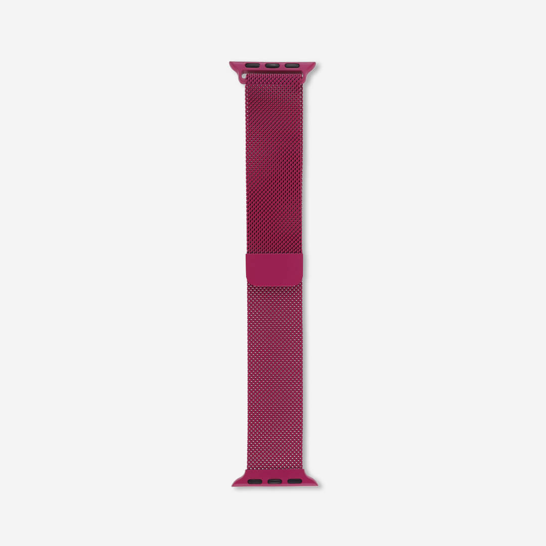 Milanese Loop Apple Watch Band - Hot Pink