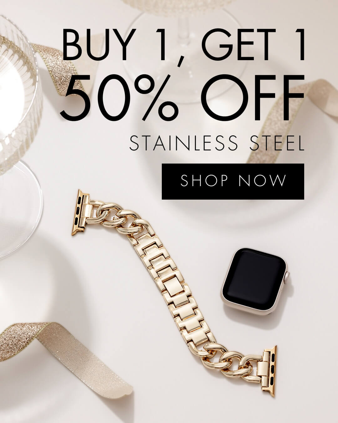 Buy 1, Get 1 50% Off: Stainless Steel