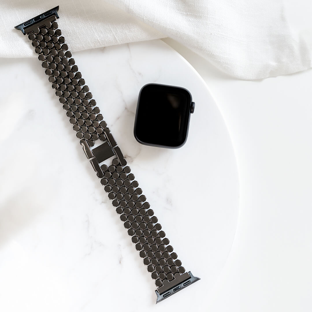 Monaco Bracelet Apple Watch Band - Black