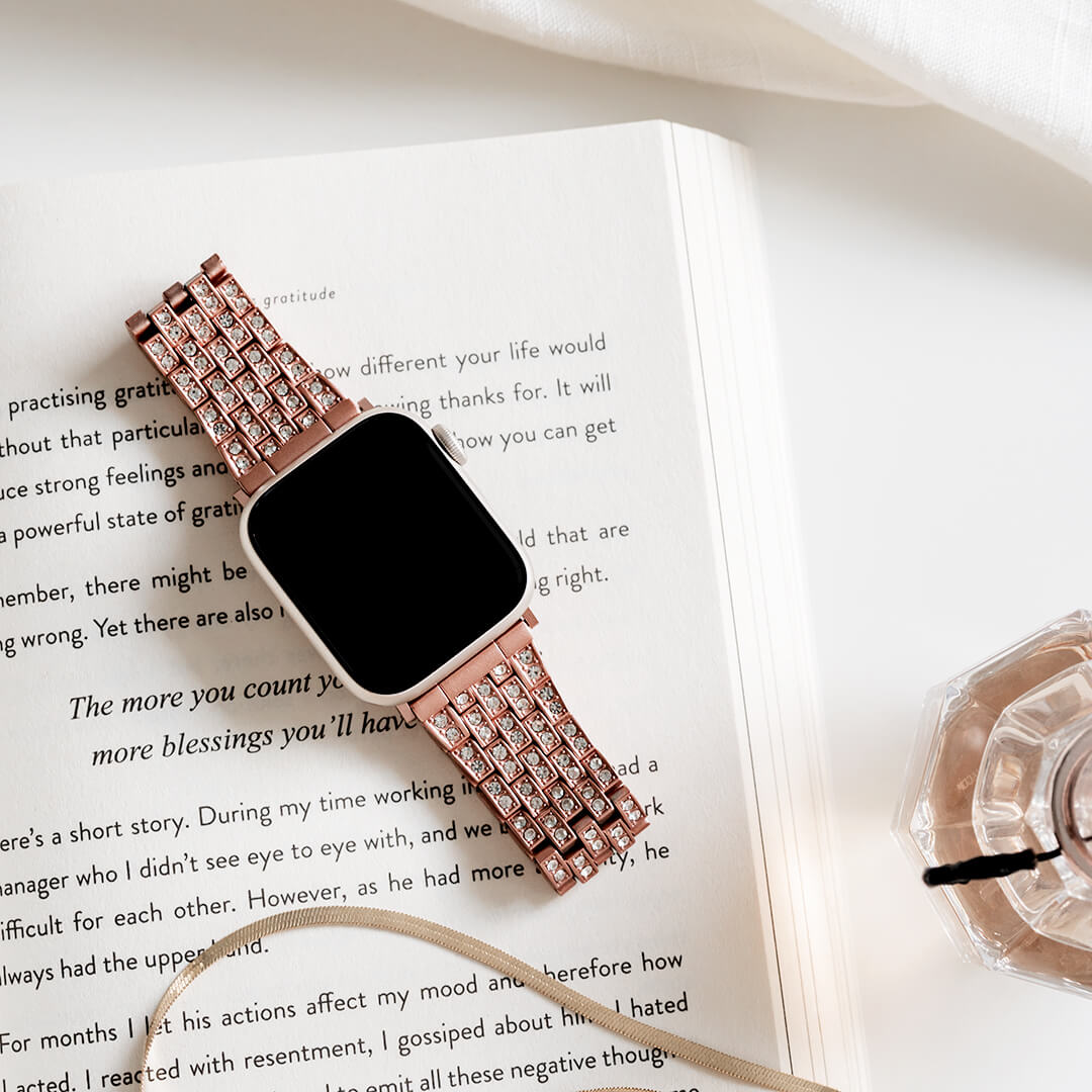 Monte Carlo Bracelet Apple Watch Band - Rose Gold