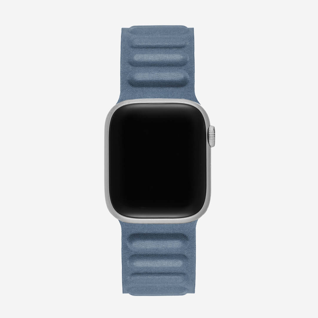 Mumbai Magnetic Link Apple Watch Band - Baltic Blue