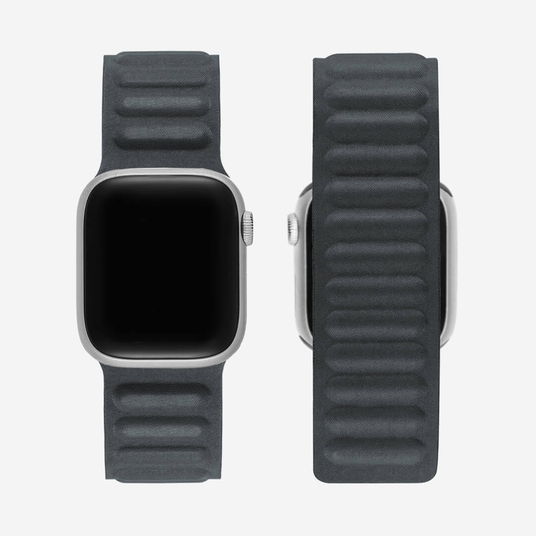 Mumbai Magnetic Link Apple Watch Band - Black