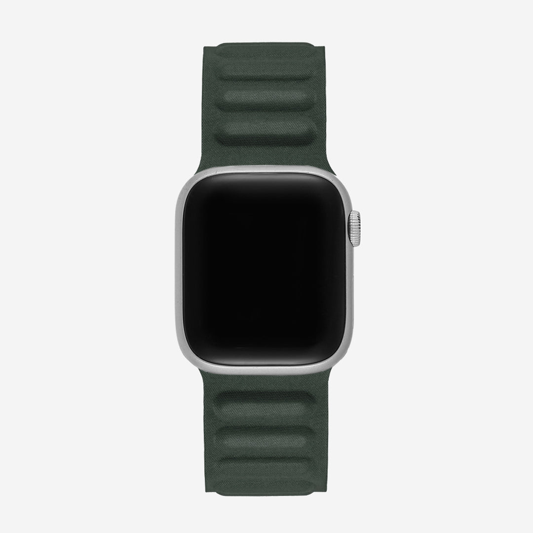 Mumbai Magnetic Link Apple Watch Band - Sequoia Green