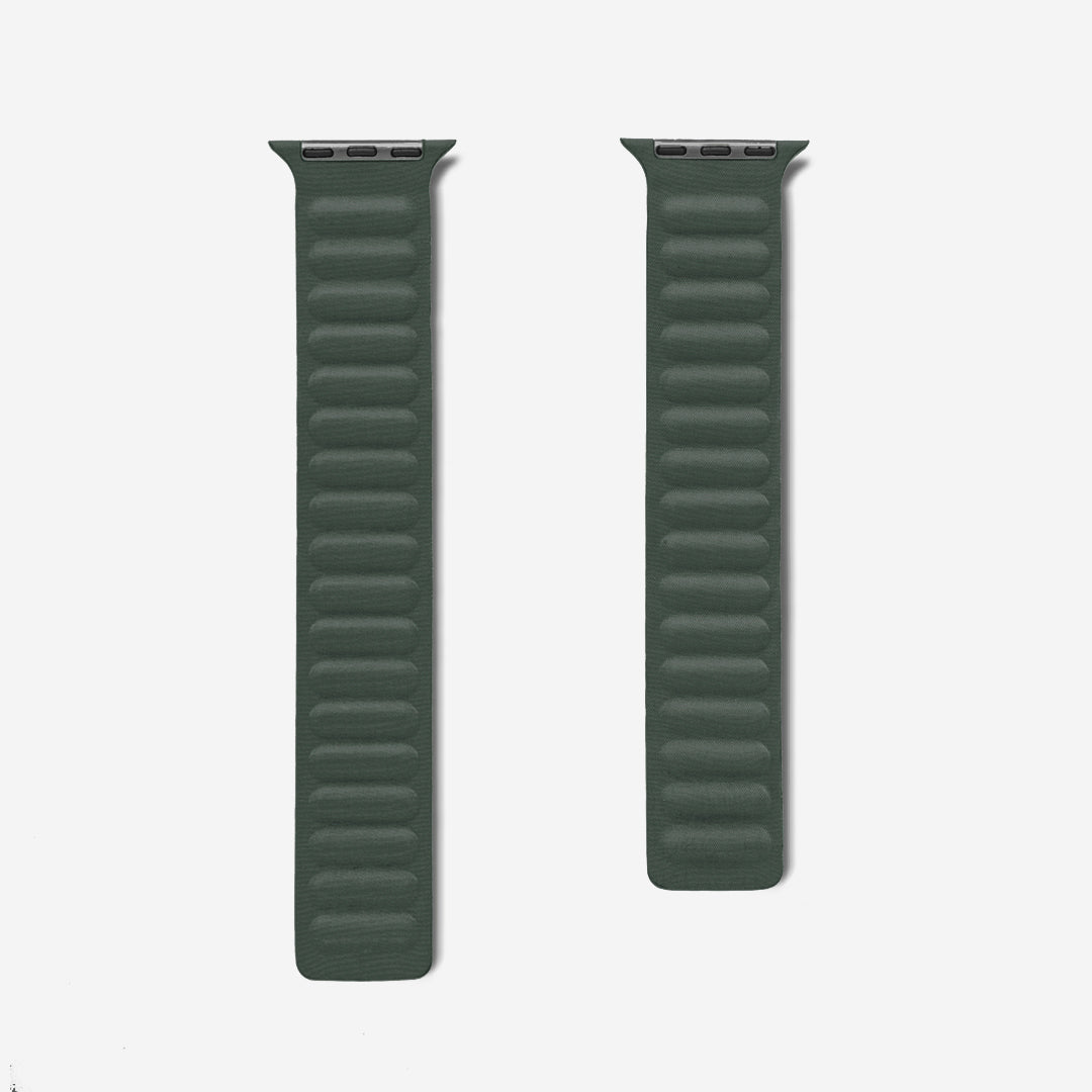 Mumbai Magnetic Link Apple Watch Band - Sequoia Green