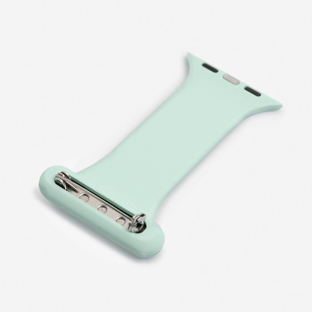 Apple Watch Nurse Pin Fob Strap - Green Tea