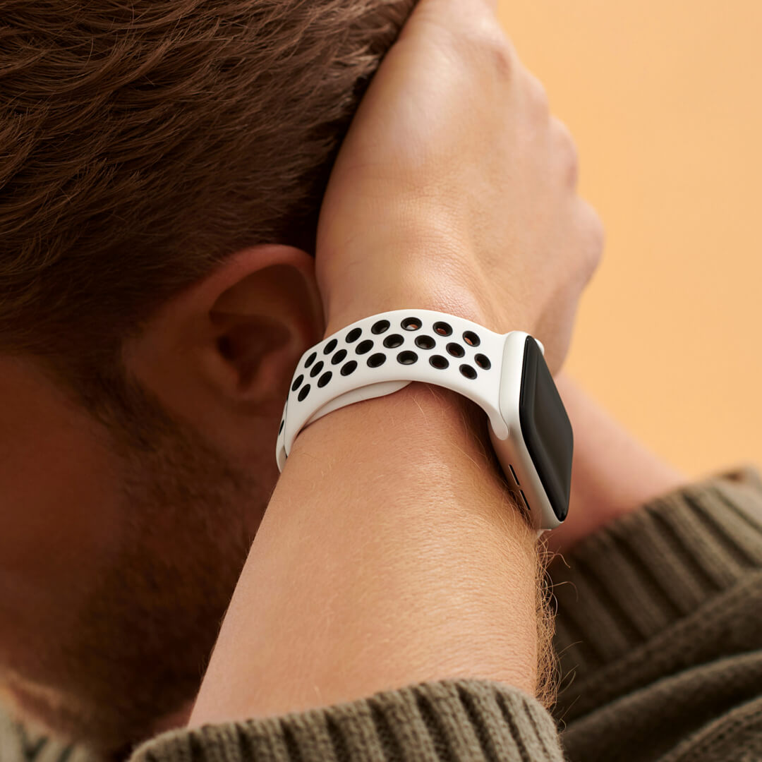 Black nike sport band apple watch Clearance