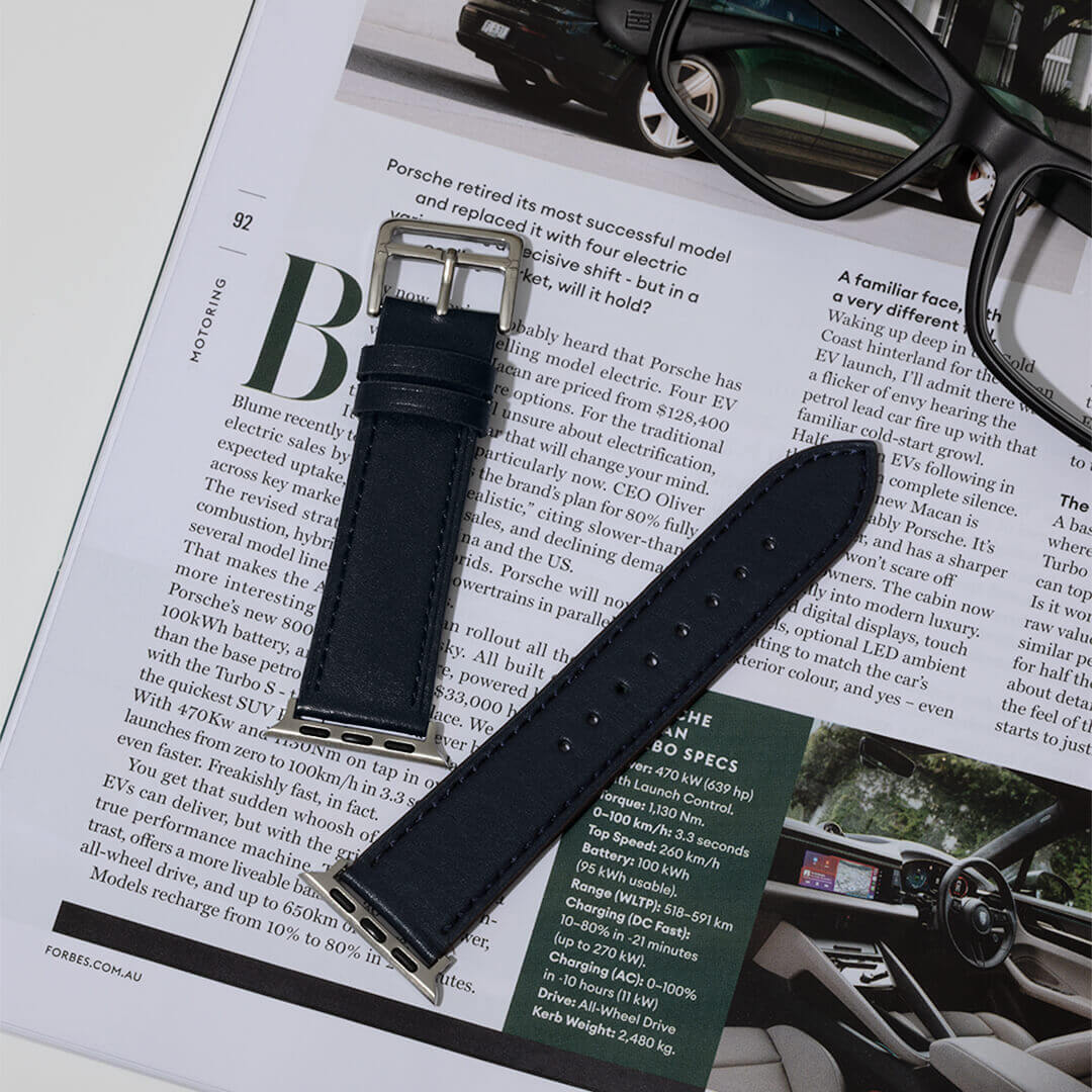 Oxford Classic Apple Watch Band - Noir